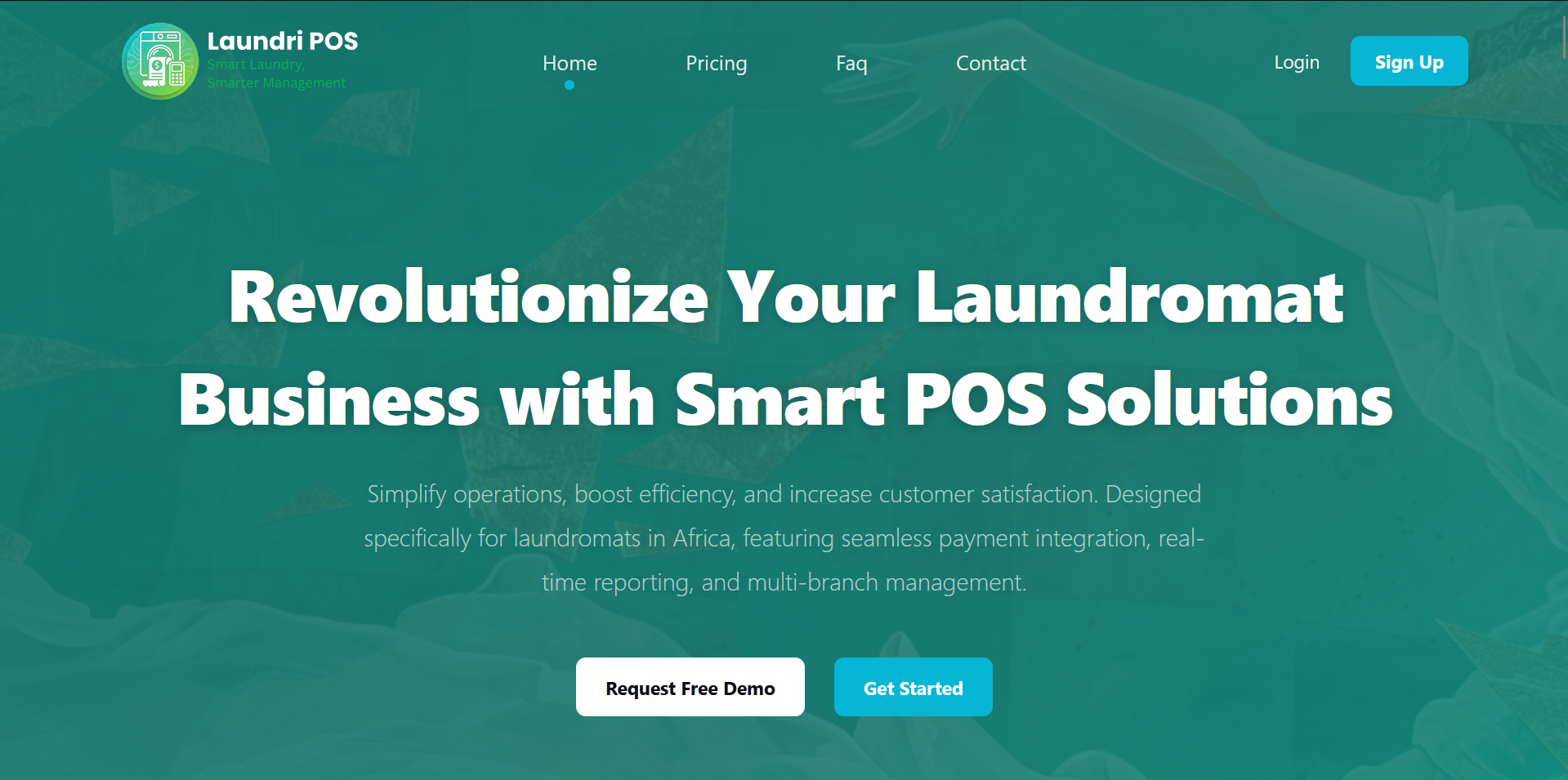 LaundriPOS screenshot